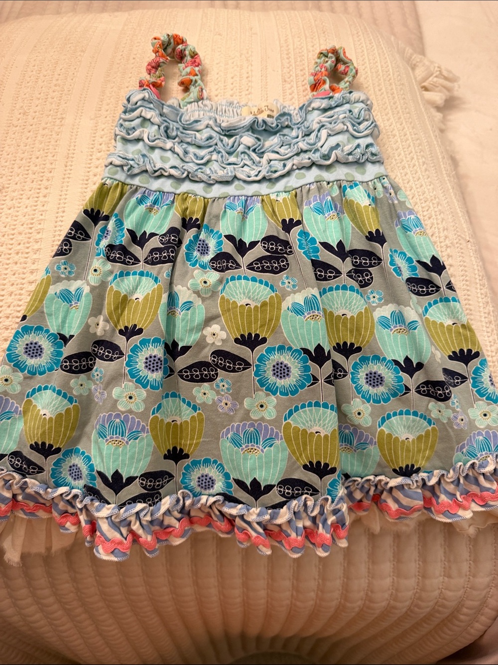 Matilda Jane Light Blue Ruffle Shirt